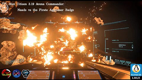 Star Citizen 3.19 Live Arena Commander - Naade vs the Pirate Aggressor Badge
