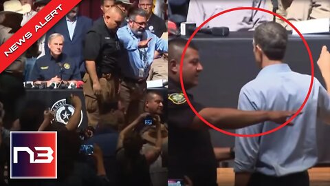 Beto O’Rourke CRASHES Gov Abbott’s Speech After Shooting, Immediately Police Respond