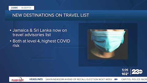 23ABC In-Depth: CDC COVID travel advisory list