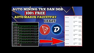 CARA MINING TRX DAN DGB FREE WITH TERMUX 24 HOURS NON STOP