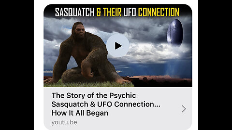 The Story of the Psychic Sasquatch & UFO Connection... How It All Began