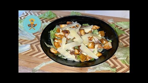 Caesar Salad Without Anchovy / Σαλάτα Του Καίσαρα Χωρίς Αντζούγιες