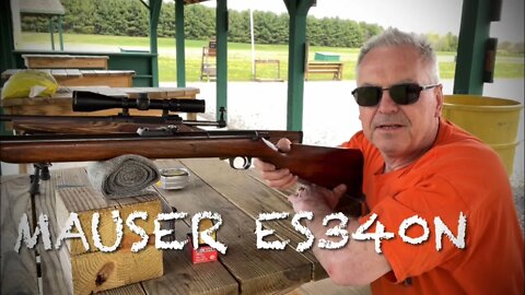 Mauser ES340N 22lr training rifle 1930’s production at the range!