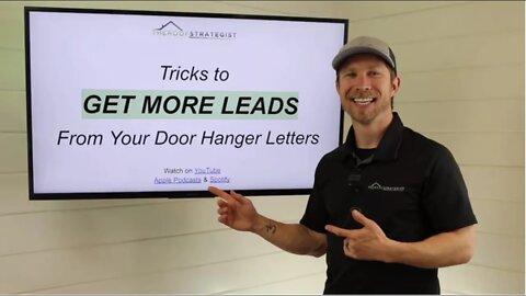 7 Tricks to Get More Leads From Your Door Hanger Letters When Canvassing D2D for Roofing Sales