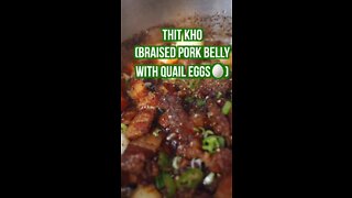 THIT KHO (BRAISED PORK BELLY WITH QUAIL EGGS)