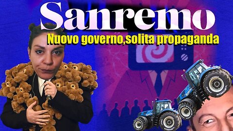 FESTIVAL DI SANREMO 2024 NUOVO GOVERNO MA SOLITA PROPAGANDA MASSONICO SATANICA NEOLIBERISTA..TUTTI I POLITICI,CANTANTI,ATTORI,SPORTIVI SONO SERVI E SCHIAVI DEI LORO PADRONI. MERDALIA💩UN PAESE DI MERDA DI UN POPOLO D'IDIOTI