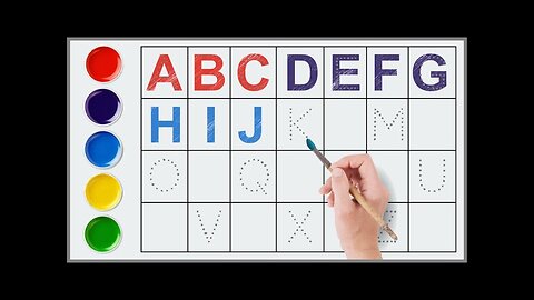 Abc Writing and Coloring | abcd | a for apple | abc handwriting | abc alphabet learning