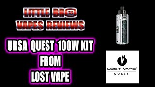 LOST VAPE URSA QUEST 100W KIT SWISS ARMY KNIFE OF VAPING