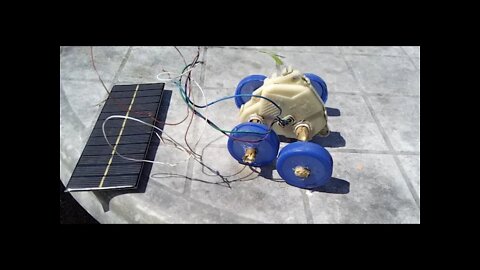 Mirror Motor Solar Bot DIY