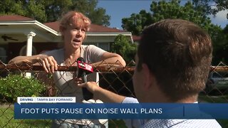 FDOT puts pause on noise wall plans