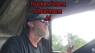 Trucker listens to Ghostemane AI