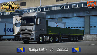 ETS2 | ProMods | Mercedes Benz Actros MP4 625 | Banja Luka BA to Zenica BA | Fertilizer 21t