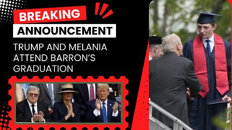 Trump and Melania attend son’s graduation