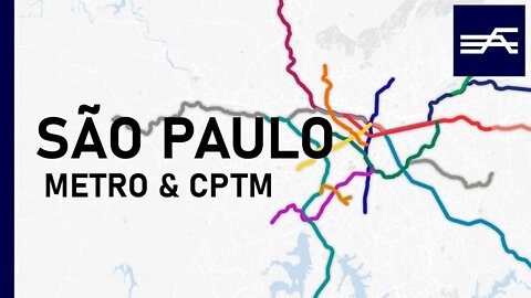 Evolution of the São Paulo Rapid Transit (Metro, CPTM) 1974-2026 | Metro Liner