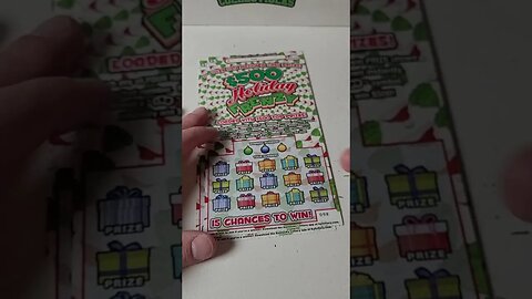 $500 Holiday Lottery Scratch Off Tickets!