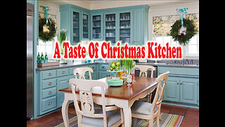 A Taste Of Christmas Kitchen Decor.