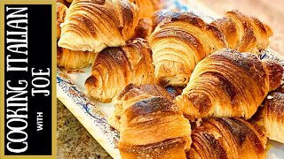 World's Best Cornetti Italian Croissant Brioche | Cooking Italian with Joe