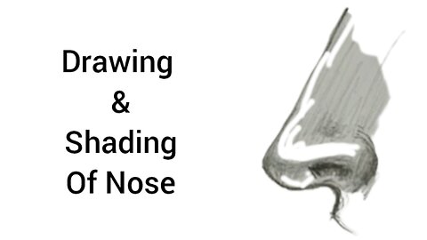How to draw nose || Realistic drawing || best for beginners
