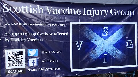 Scottish Vaccine Injury Group Unity Rally: Glasgow 22nd April 2023 - Part 4 Adam Rowland