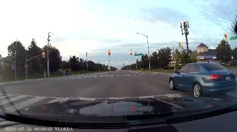 Vehicles Runs Red Light