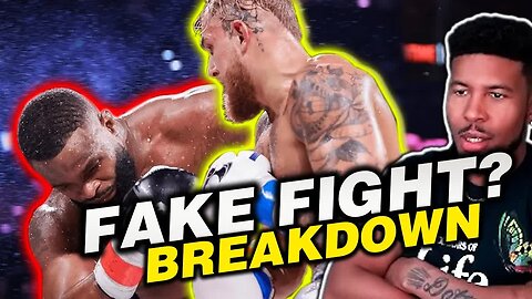 THIS FIGHT WAS 100% FAKE - Jake Paul vs. Tyron Woodley II Breakdown/Analysis [Low Tier God Reupload]
