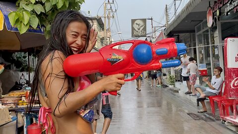 Soi 7 ~ Songkran Water Festival 2023 ~ Pattaya Thailand