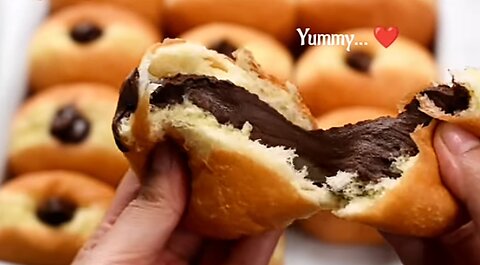 Soft 🍦 and fluffy Chocolate 🍫 🍫 ❤️ Bread 🍞 🍞 🥖 💖 😍 HOME MADE DONUTS 🍩🍩
