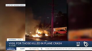 Vigil honors victims lost in El Cajon plane crash