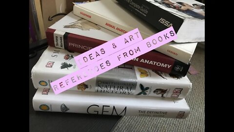 How I Use Books for Ideas and Art References