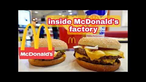McDonald's burger 🍔|| how buger made in factory || Fact Thrive