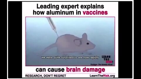 What happened to mice after they were injected with aluminum