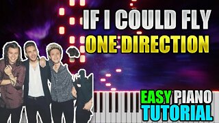 If I Could Fly - One Direction | Easy Piano Tutorial