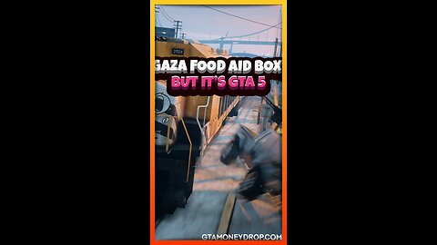 Gaza food aid box delivery, but it's GTA 5 | Funny #GTA clips Ep.405