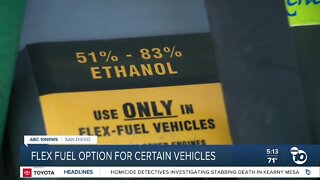 Flex fuel option for certain vehicles