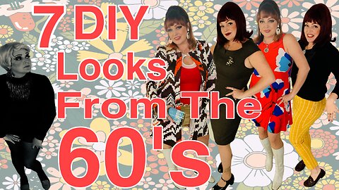 The 1960's! Let's get ready for that 60's themed party !