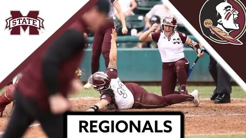 Mississippi State vs #2 Florida State Highlights (Regionals) 2022 College Softball Highlights