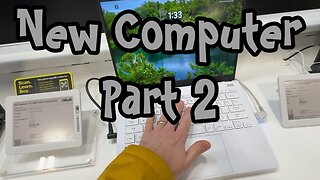 Setting up my new computer and workstation