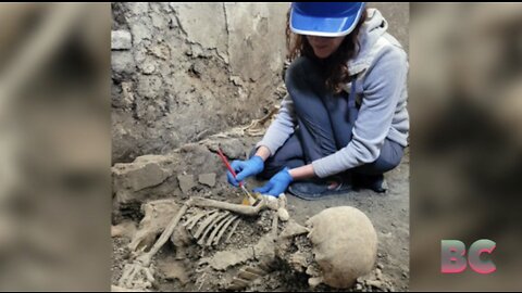 Archaeologists uncover two new Pompeii victims killed by earthquake