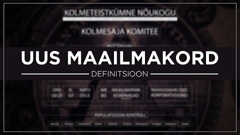 UUS MAAILMAKORD - DEFINITSIOON