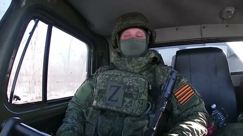 Russian Column Delivering Supplies To Units In Kharkov Region - Russia's Special Operation