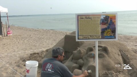 The Wisconsin Sand Sculpting Festival is underway in Manitowoc