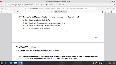 Preparação para o exame de rádio-amador de categoria 2 - Parte 5