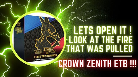 Pokemon Crown Zenith ETB opening...... what do we pull :) #tcgplayer