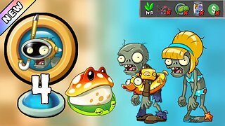 Plants vs Zombies 2 - Big Beach Brawl 2023 Level 4 [Plants Lvl 1 & No Premium] + DOWNLOAD