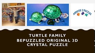 Turtle Family 3D Crystal Puzzle Tutorial