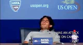 Rafael Nadal goes into cardiac arrest live on TV, vaccine?