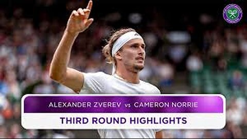 Alexander Zverev vs Cameron Norrie / Highlights / Wimbledon 2024