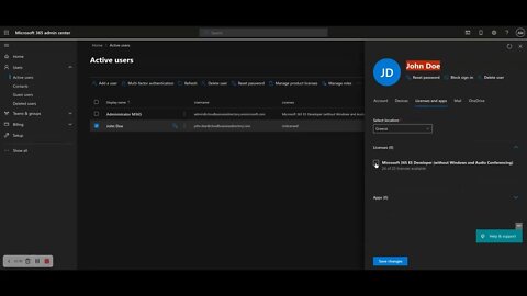 How to assign licenses to Microsoft 365 users in Admin Center