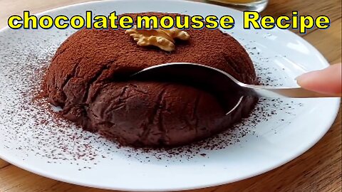 Decadent Chocolate Mousse: Indulge in Divine Dessert Delight.-4K