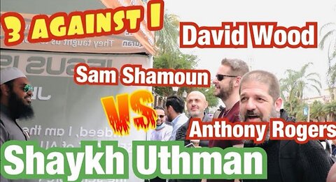 David Wood, Sam Shamoun & Anthony Rogers vs sheikh uthman ibn farooq - part 1